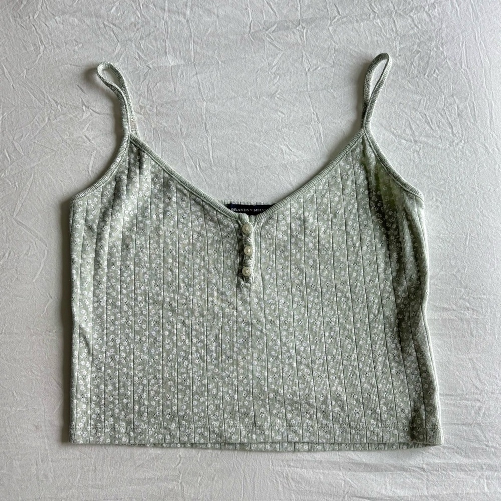 NWOT Brandy melville tiffany floral tank